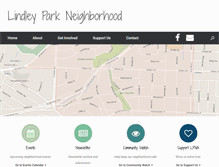 Tablet Screenshot of lindleyparknc.com